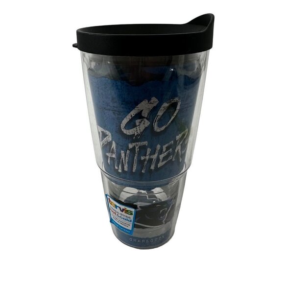Go Panthers Carolina Panthers 2016  24 OZ Tervis Tumbler 2016 - Picture 1 of 8